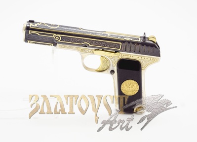 Пистолет сувенирный ТТ РФ нефрит