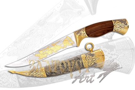 Нож азиатский Чингисхан Златоуст