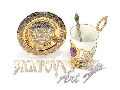 Кофейный набор Агат полосатый