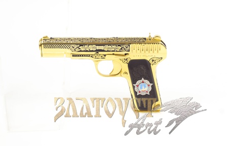 Сувенирный пистолет Токорева "Победа" чернение