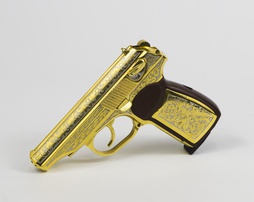 Золотой Пистолет Макарова подарочный