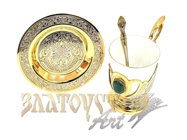 Кофейный набор Зеленый Агат