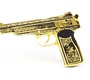 Коллекционный Золотой пистолет Стечкина (АПС) Охолощенный