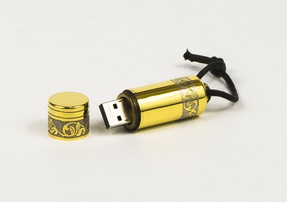 Сувенир флешка USB в виде гильзы