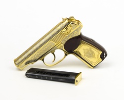 Золотой Пистолет Макарова (ПМ) ФСБ Охолощенный